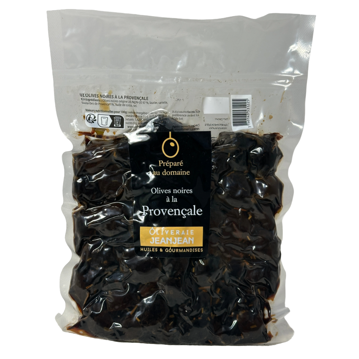 Olives Noires à la Provençale 250g