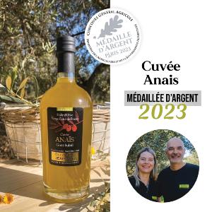 Cuvée Anaïs BIO* 75CL - MÉDAILLÉE D'ARGENT - 