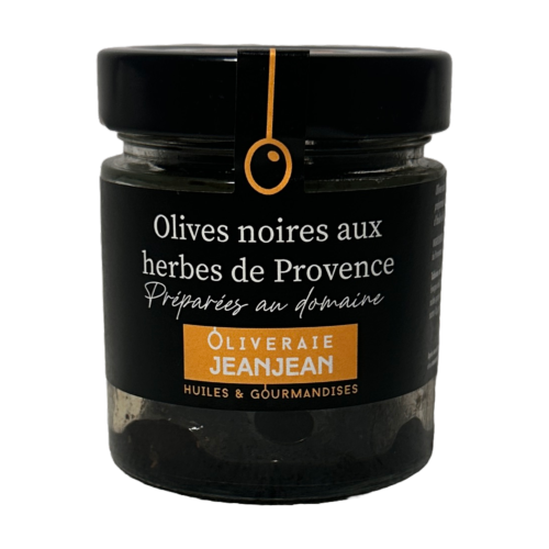 Olives Noires aux herbes de provence  120g