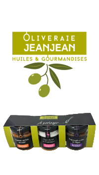 Coffret Trio A Partager : tapenades Oliveraie Jeanjean