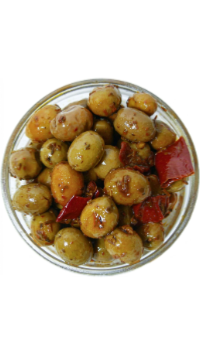 Olives Ap�ro Piment� 250g