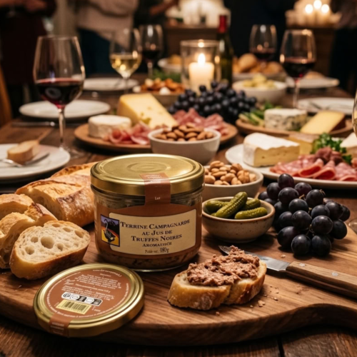 Terrine campagnarde au jus de truffes - 180gr