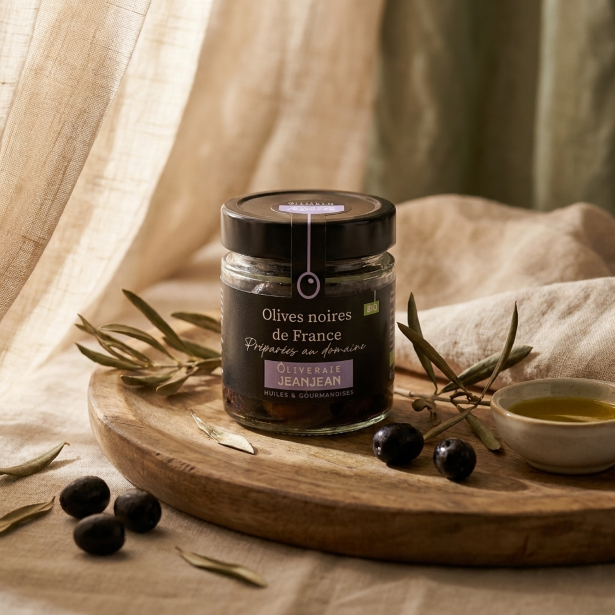 Olives Noires Bio de France 120g