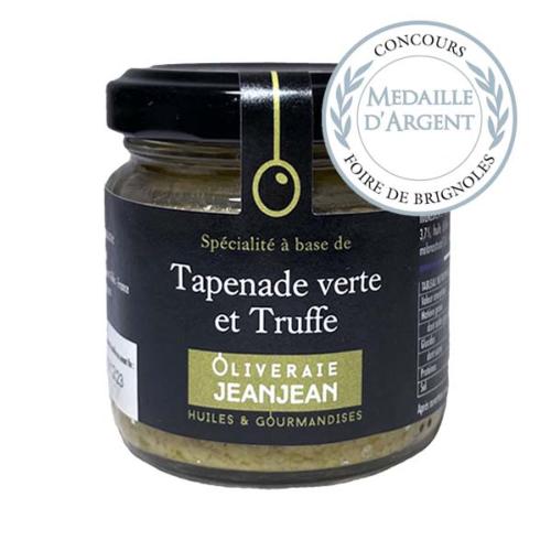 Tapenade Verte Truffe 85g Médaille d'Argent Brignoles 2023