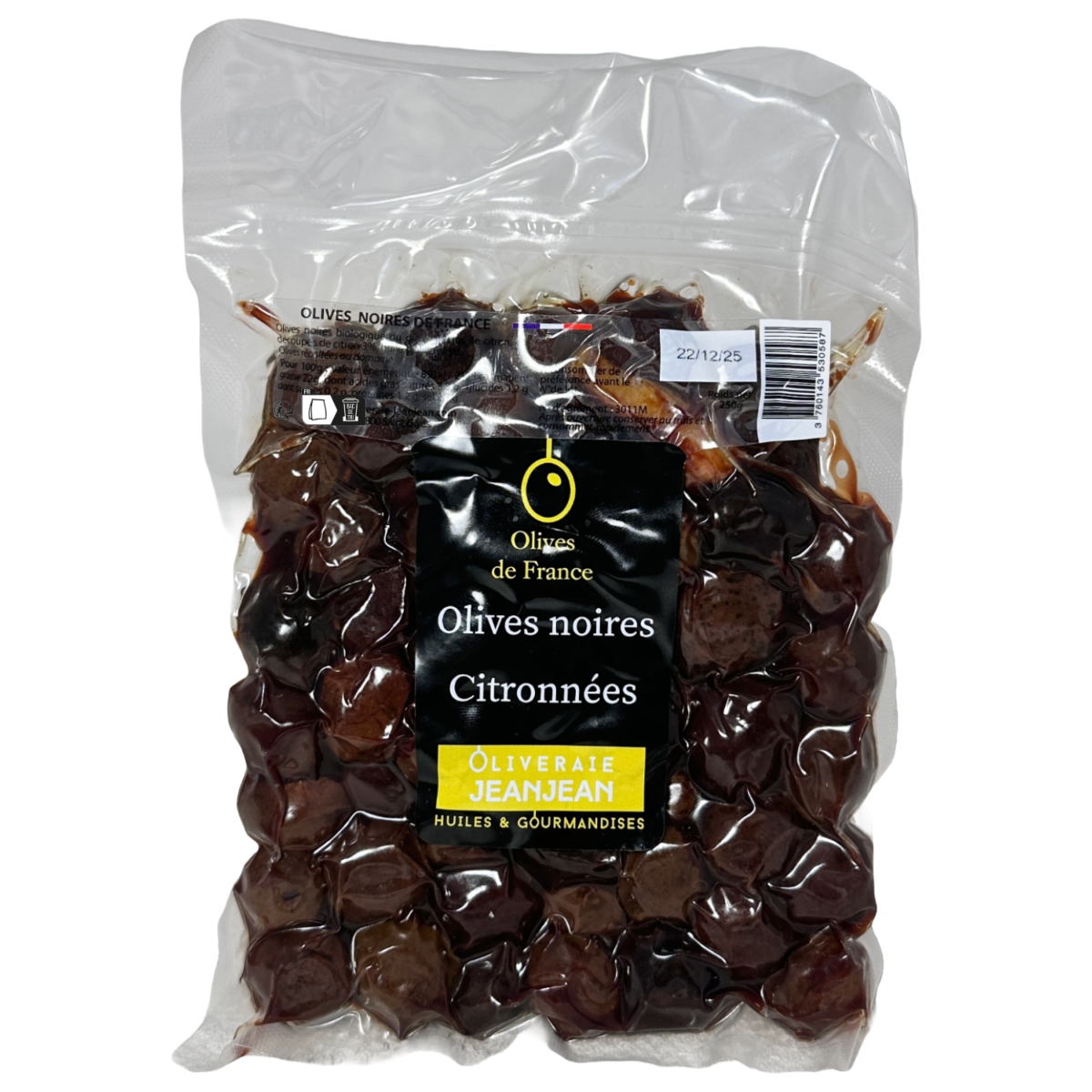 Olives Noires Citronnées  250g