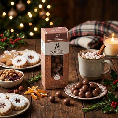 étui 120g chocolat noir et blanc saveur caramel croustillant