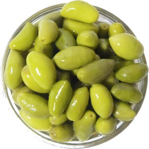 Olives vertes Lucques 250g / 4+1 OFFERT sur les sachets olives 250g