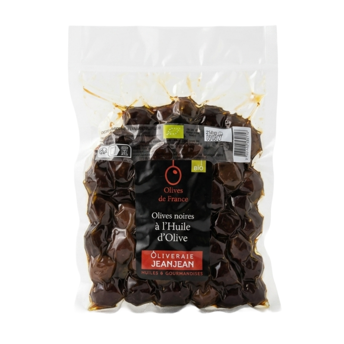Olive noire de France a l'huile d'olive BIO 250g