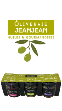 Coffret Trio Tapenades Motifs : tapenades Oliveraie Jeanjean