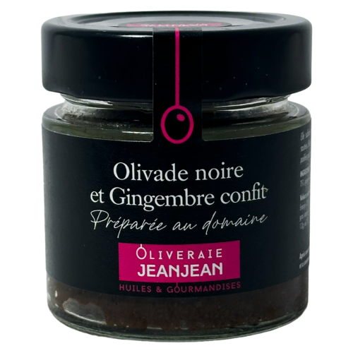 Olivade Noire et Gingembre confit 100g