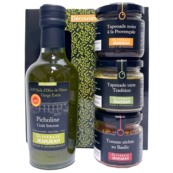 coffret decouverte huile tapenade
