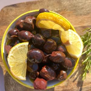 Olives Noires Citronnées  250g