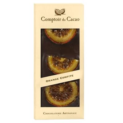 Tablette Chocolat Noir Oranges Confites 90g