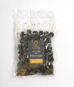 Olives noires provençales 250g / 4+1 OFFERT au choix sachets olives 250g