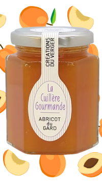 Confiture d'abricot du Gard 225g