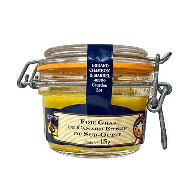 Foie Gras de Canard entier du sud ouest 125g