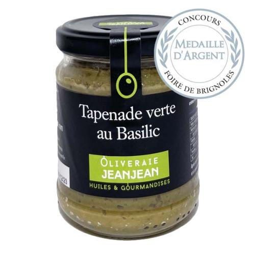 Tapenade Verte Basilic 180g - Médaille d'argent Brignoles 2023 - 