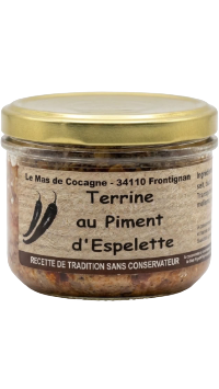 TERRINE AU PIMENT ESPELETTE 180G
