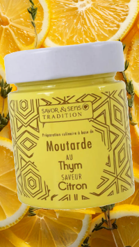 Moutarde au Citron et Thym 130g