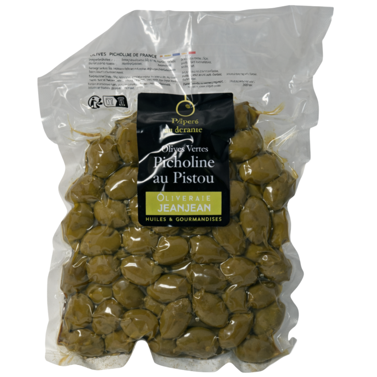 Olives Vertes Picholines au Pistou 250g