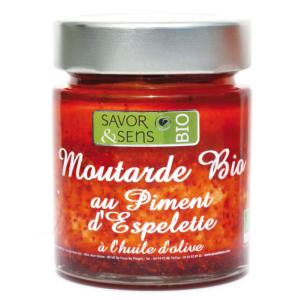 Moutarde Piment Espelette 130g