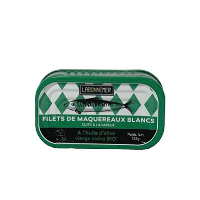 Maquereaux à l'huile d'olive 125g