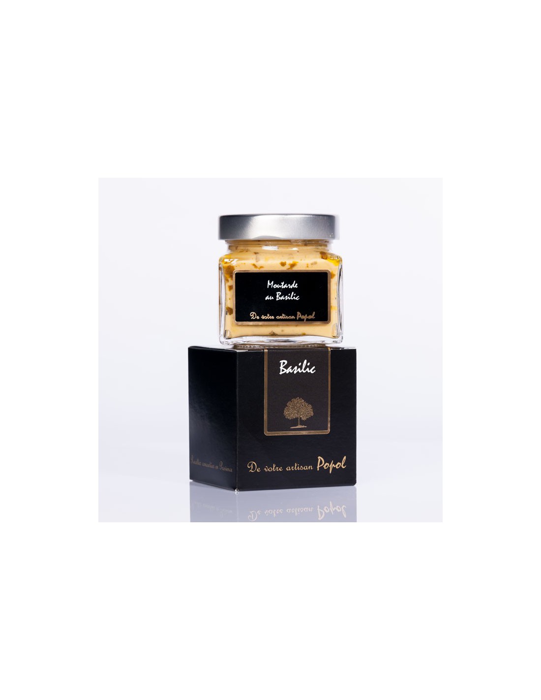 Moutarde basilic 200g