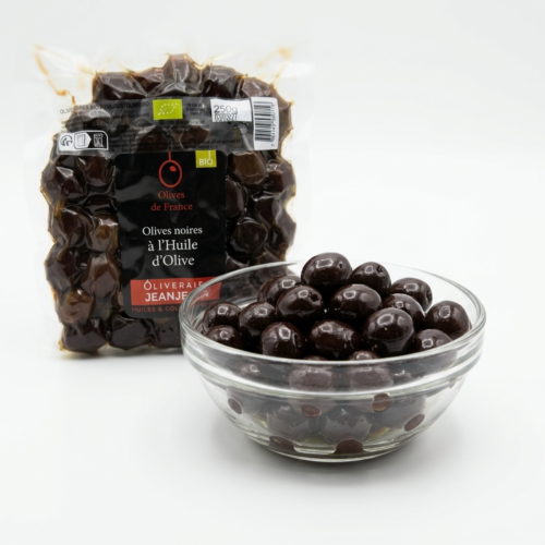 Olive noire de France a l'huile d'olive BIO 250g