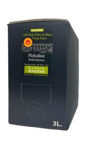 Huile AOP de Nîmes BIO*3L - NOUVELLE RECOLTE -