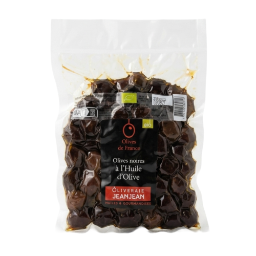 Olive noire de France a l'huile d'olive BIO 250g