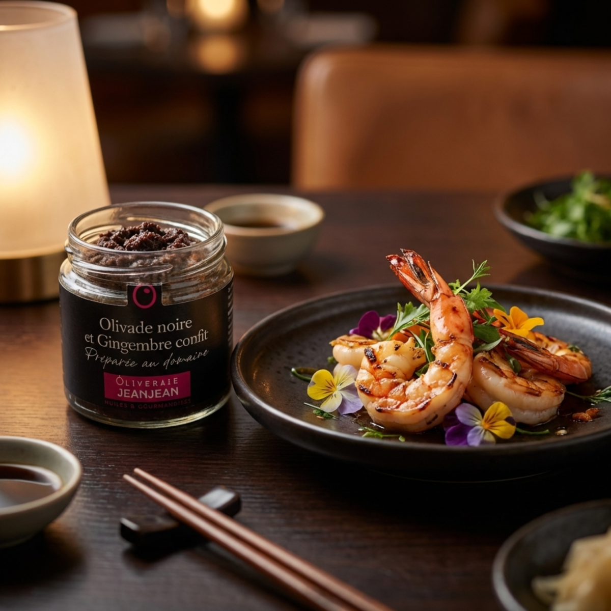 Olivade Noire et Gingembre confit 100g