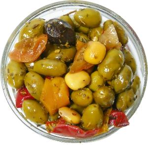 Olives mélange apéro 250g / 4+1 OFFERT sur les sachets olives 250g