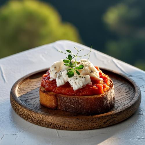 Toast tomate sche test