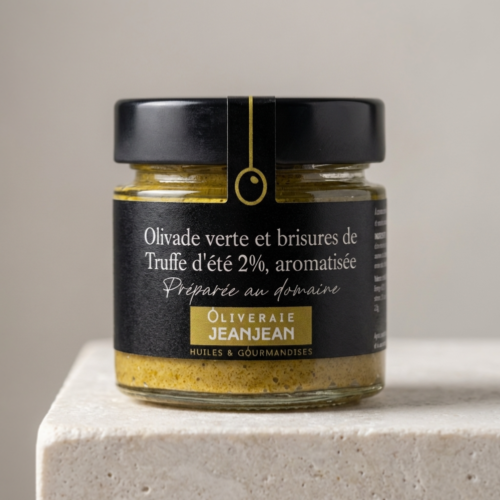 Olivade verte & brisure de Truffe d'été 2%, aromatisée 100g