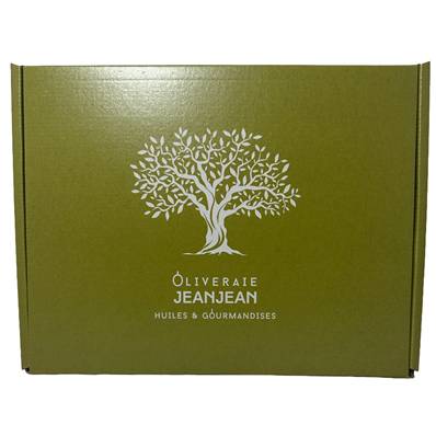 Boite VERTE oliveraie JEANJEAN grand modèle