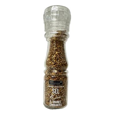 Moulin Sel Doré & Graines Croquantes 135g