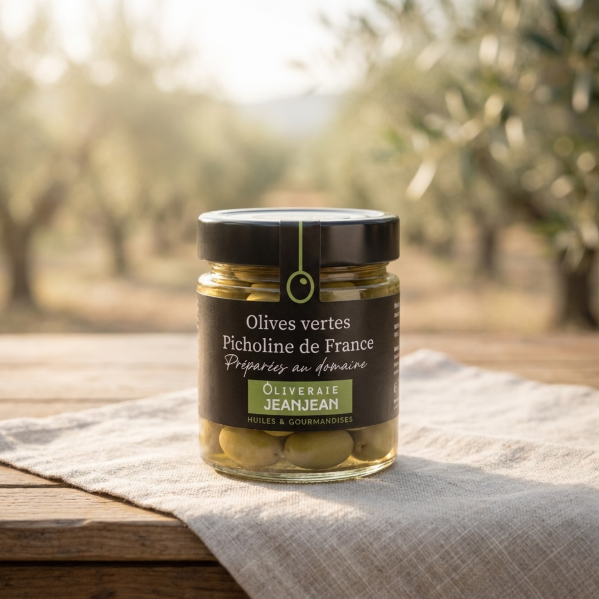 Olives Vertes de France Picholine 120g