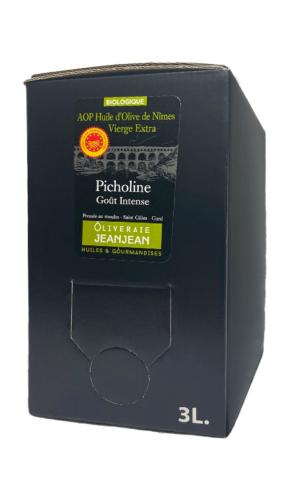 Huile AOP de Nîmes BIO*3L - NOUVELLE RECOLTE -