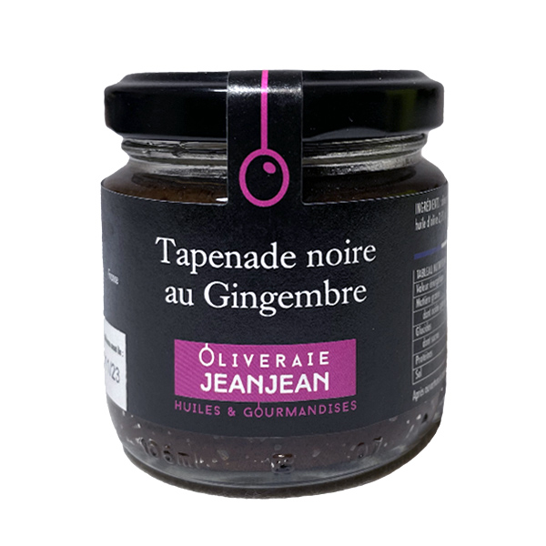 Tapenade Noire Gingembre 85g