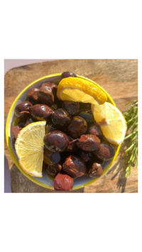 Olives Noires Citronnées  250g