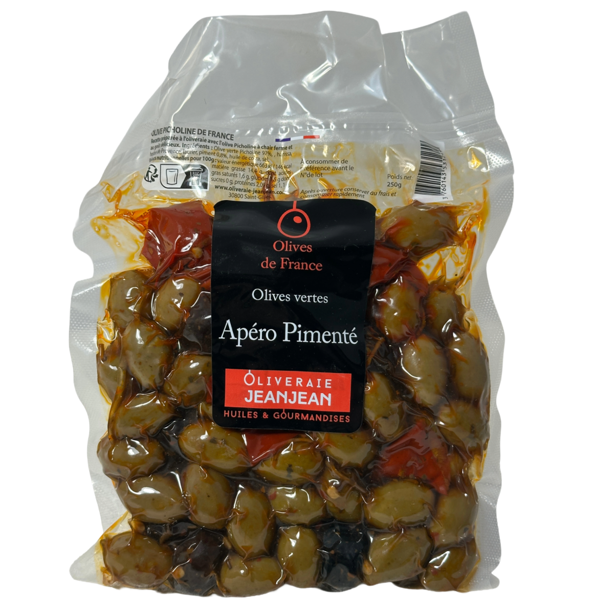 Olives Apéro Pimenté 250g