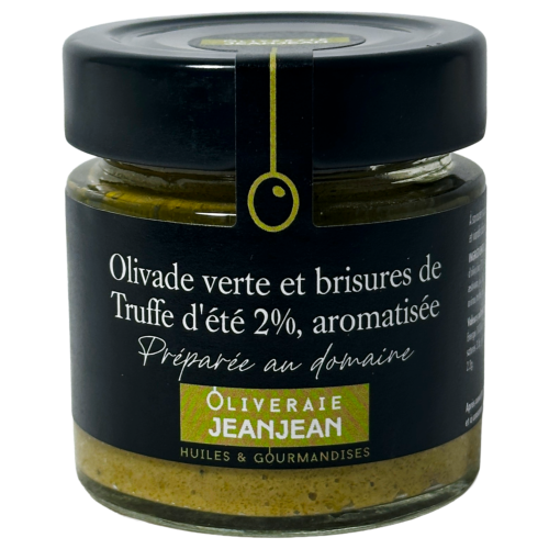 Olivade verte & brisure de Truffe d'été 2%, aromatisée 100g
