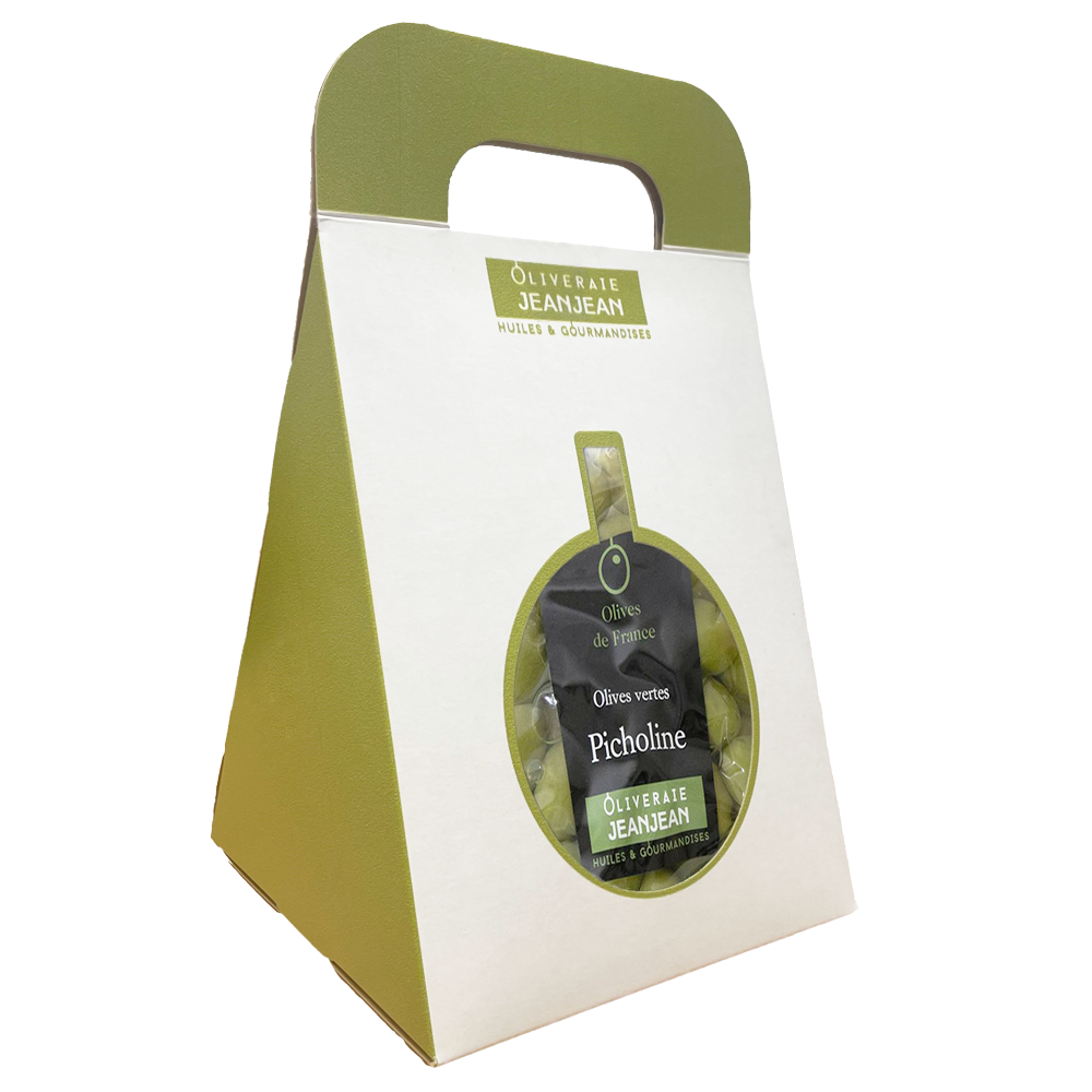 Sac de 3 sachets d'Olives : Picholine, Mélange apéro et Aïl