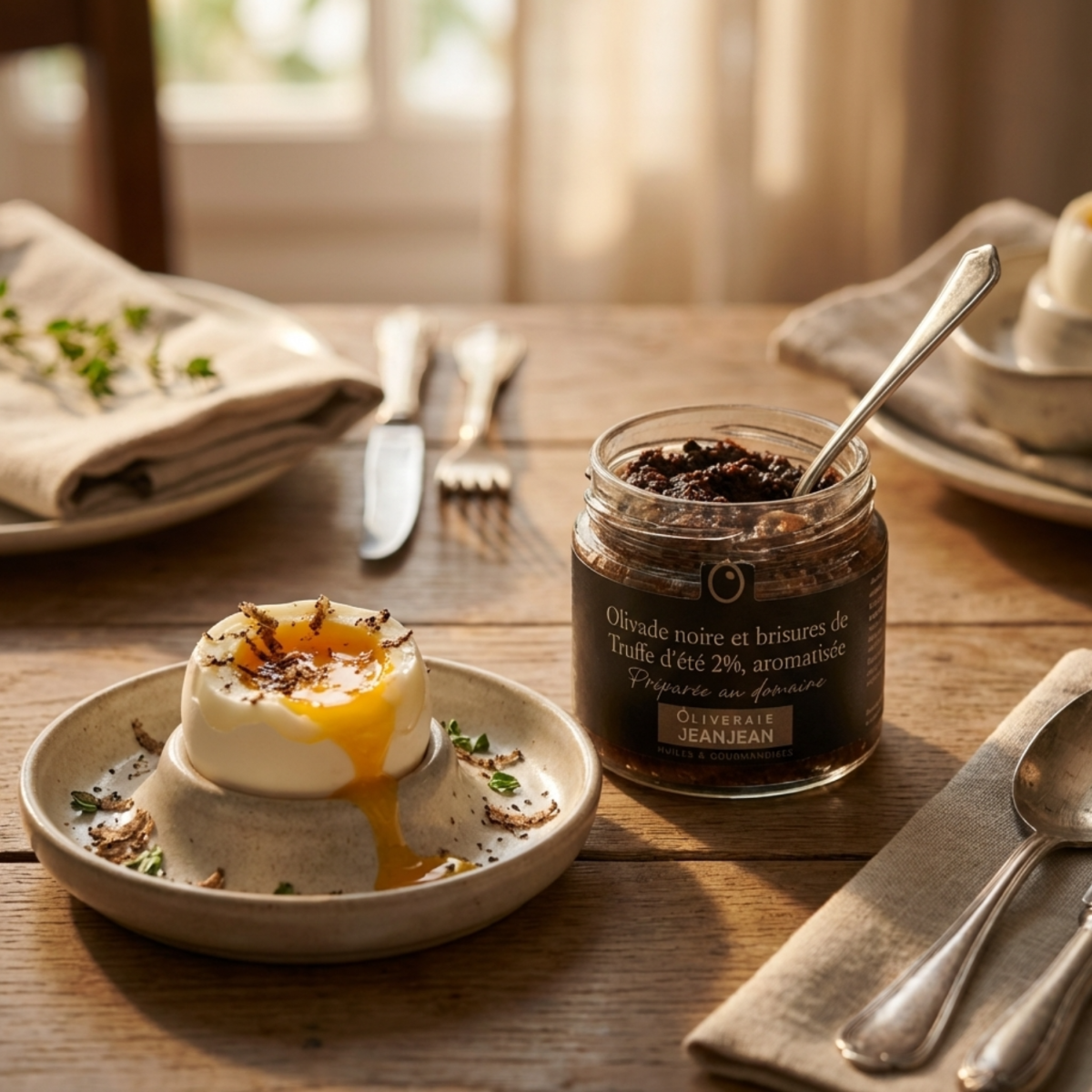 Olivade Noire et brisures de Truffe d'été 2%, aromatisée 100g