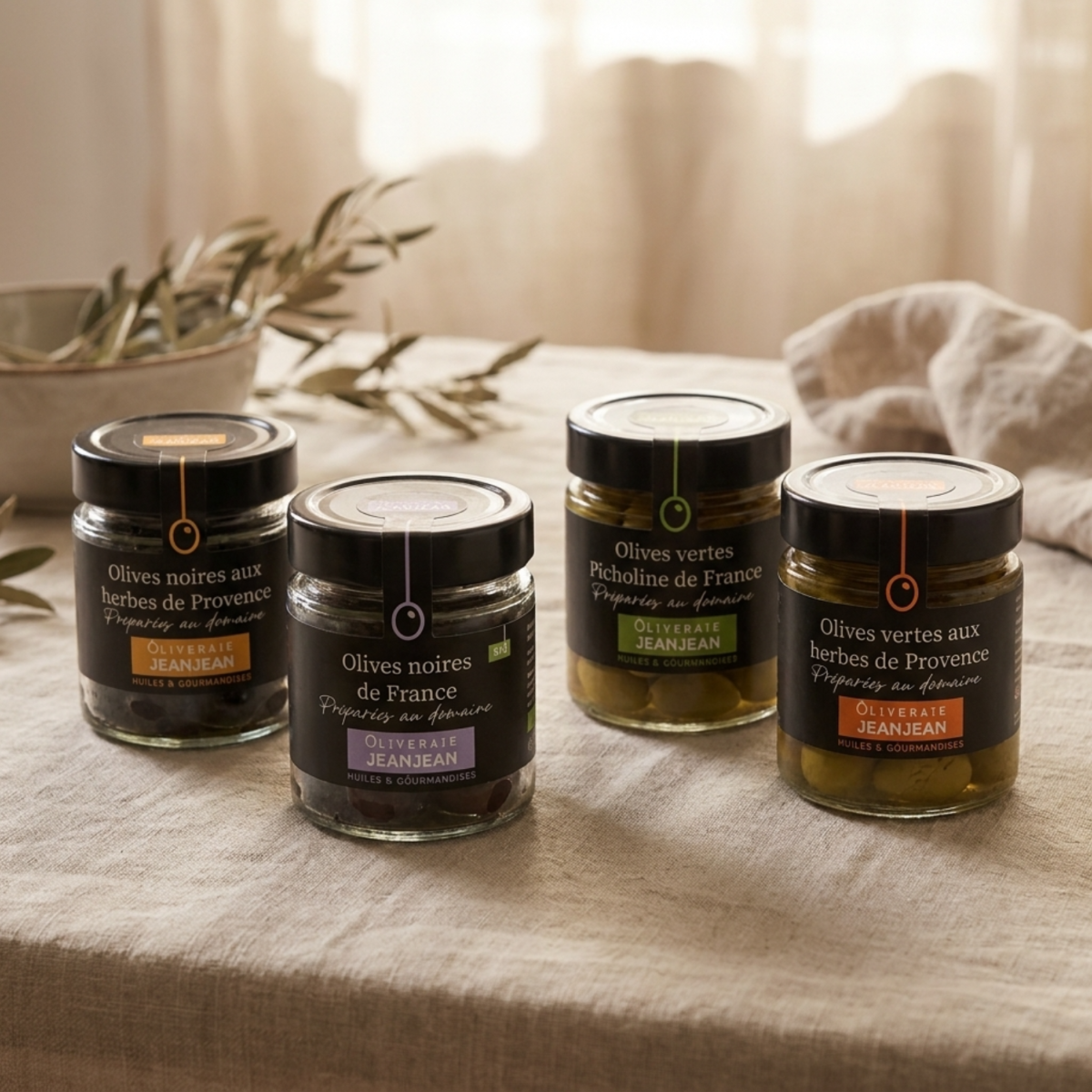 Olives Noires Bio de France 120g